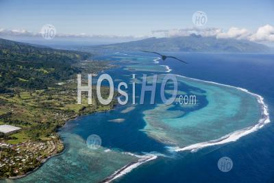 Tropical Islands De La Polynésie Française. Capitale Papeete à Tahiti - Photographie Aérienne
