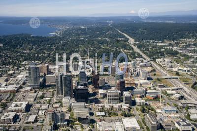 Downtown Bellevue Washington États-Unis - Photographie Aérienne