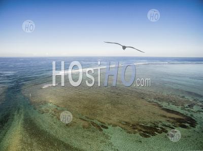 The Beach Of The Hermitage, Reunion Island, Seen By Drone - Aerial Photography