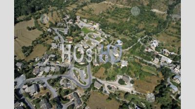 New Housing Development Seen From Above In Briancon, France. - Aerial Photography