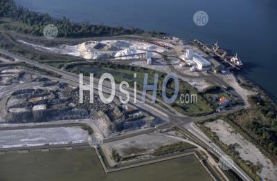 Factory To Salins De Giraud, Camargue - Aerial Photography