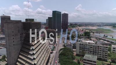 Plateau In Abidjan, Video Drone Footage