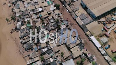 The Rasta Village In Vridi District In Abidjan, Video Drone Footage