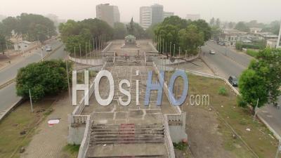 The Place Of The Martyrs In Cotonou, Video Drone Footage