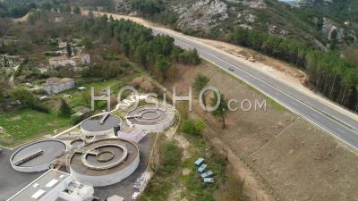 Water Treatment Center Of Auriol  - Video Drone Footage