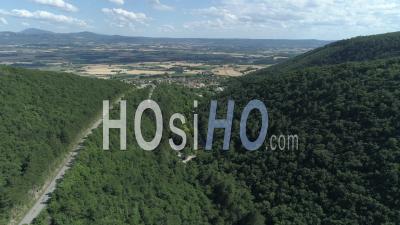 Route Dans Les Collines De Marsanne, Vidéo Drone