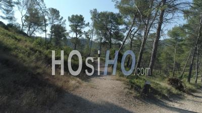 Vicinity Lake Of Peirou, Provence - Video Drone Footage