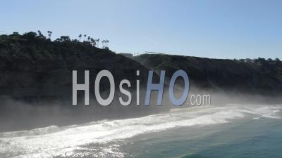 Misty La Jolla Cliffs - Video Drone Footage