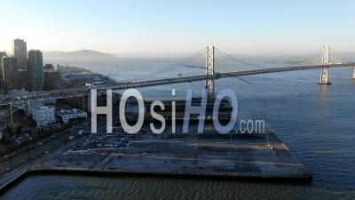Hyperlapse Du Pont De La Baie De San Francisco - Vidéo Drone