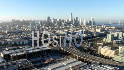 Hyperlapse De La Circulation à San Francisco - Vidéo Drone