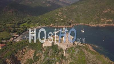 Girolata Harbour - Video Drone Footage