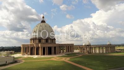 Yamoussoukro Basilica - Video Drone Footage