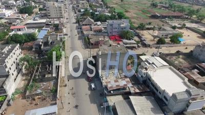 Main Street In Cotonou - Vidéo Drone
