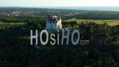 Valmy Castle - Video Drone Footage