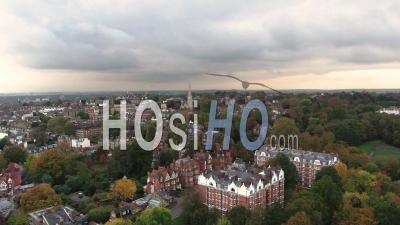 Vue Aérienne De Chariot De Hampstead, Un Village Victorien Résidentiel Au Nord De Londres - Vidéo Drone