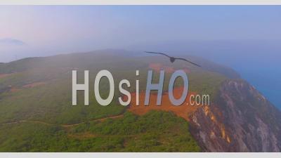 Vue Aérienne De L'île Mystique De Leucade, Grèce - Vidéo Drone