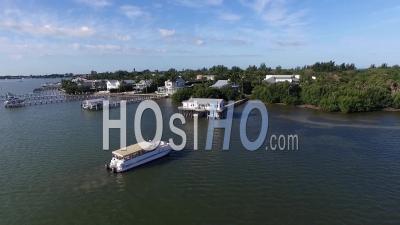 Vue Aérienne Sur L'île De Captiva, En Floride - Vidéo Drone