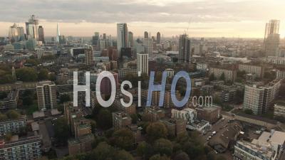 La Ligne D'horizon De La Ville De Londres Depuis Le Nord -Vidéo Drone