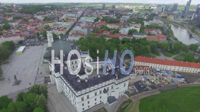 Vilnius View From A Drone