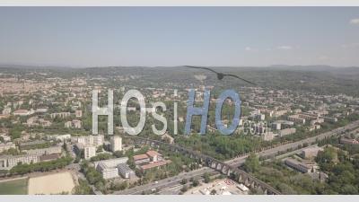 Aix En Provence City - A Video Drone Footage