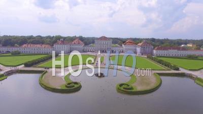 Aerial View Of Nymphenburg Palace, Munich, Bavaria, Germany - Video Drone Footage