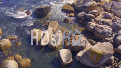 Rocky Coastline Cape Town, South Africa - Video Drone Footage