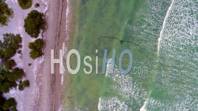 Paysage Côtier Calcaire Sur L'île Gotland, Suède - Vidéo Drone