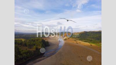 River Landscape With Tropical Mountain, Philippines, Drone View - Photographie Aérienne