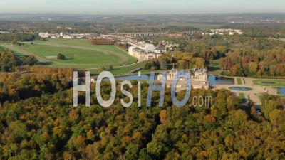 Chantilly Castle And Surroundings - Video Drone Footage