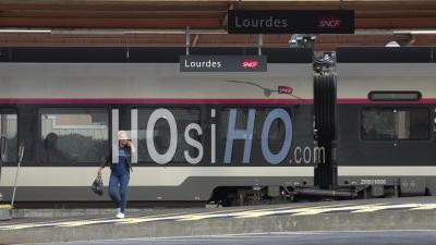 Lourdes Train Station’s Platform, France