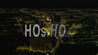 Vue Aérienne Du Célèbre Strip De Las Vegas
