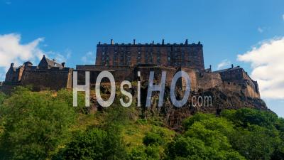 Edinburgh Castle In A Sunny Day