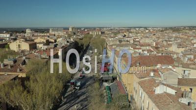 Aix-En-Provence Cours Mirabeau Avenue - Vidéo Drone