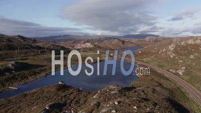 Scenic North Coast 500 Route - Video Drone Footage