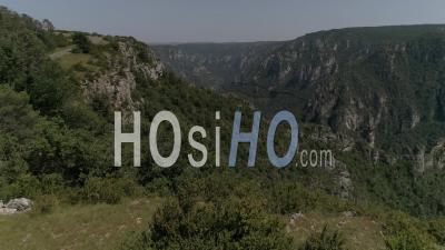 Aerial Video Drone Footage Of The Natural Site Of The Gorges Du Tarn