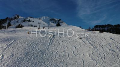 Grand Bornand Ski Station - Video Drone Footage
