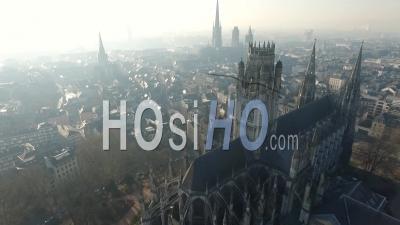 Rouen Cathedral - Video Drone Footage