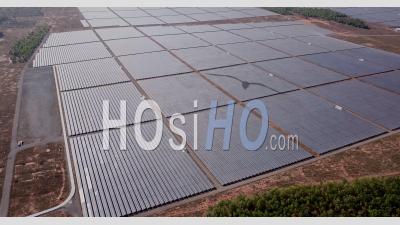 Impressive Solar Power Farm In Vietnam - Video Drone Footage