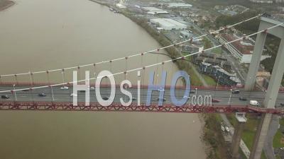 Aquitaine Bridge - Video Drone Footage