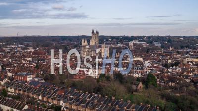 Canterbury Historique, Kent, Royaume-Uni, Site Du Patrimoine Mondial De L'unesco - Vidéo Drone