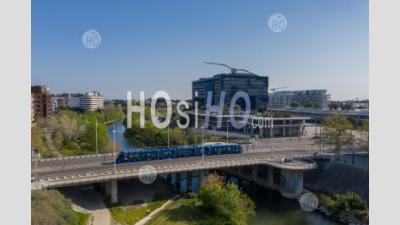 The City Hall Of Montpellier, During Covid-19 - Aerial Photography - Aerial Photography