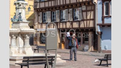 Colmar Downtown Under Containtment Covid19