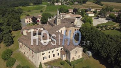 Monastère Dans Le Sud De La France, Vidéo Drone