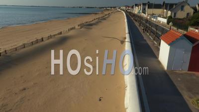 Chatelaillon-Plage Drone Point Of View During Covid-19 Outbreak