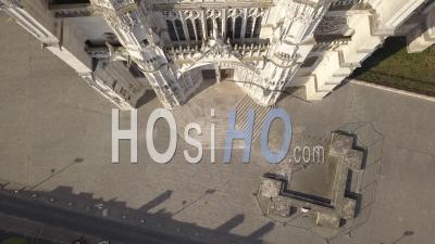 Saint-Pierre Cathedral Of Beauvais, France - Video Drone Footage