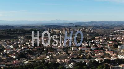 City Of Carcassonne, Video Drone Footage