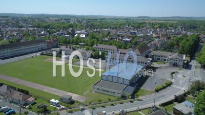 Gerard De Nerval School, Crepy-En-Valois - Video Drone Footage