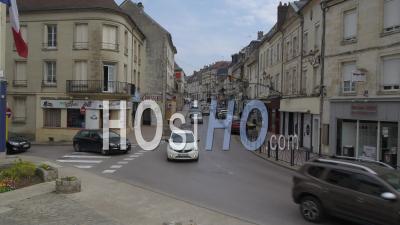 Rue Nationale Crepy-En-Valois - Video Drone Footage