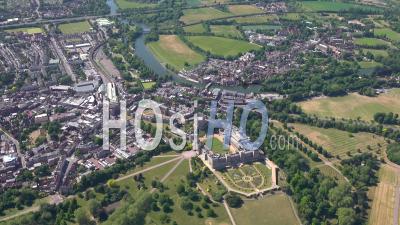 Windsor Castle, Windsor And Eton, Berkshire, Filmed By Helicopter