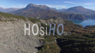 Vue Aérienne Du Lac De Serre-Ponçon- Vidéo Drone